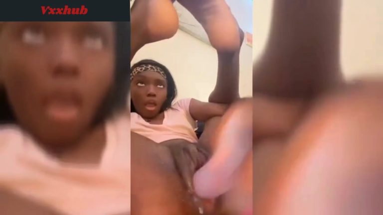 Jemimia Enjoying Her New Big Dildo